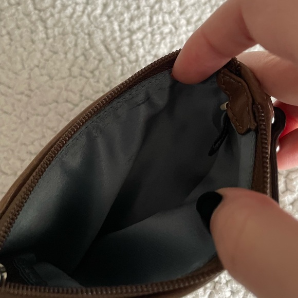 Authentic Coach Logo Wristlet - Brown/Tan Colour - Picture 6 of 8